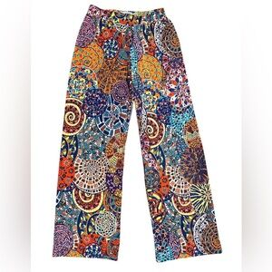 Joy Joy Multicolor Lightweight Wide leg Women’s Pants Sz XS